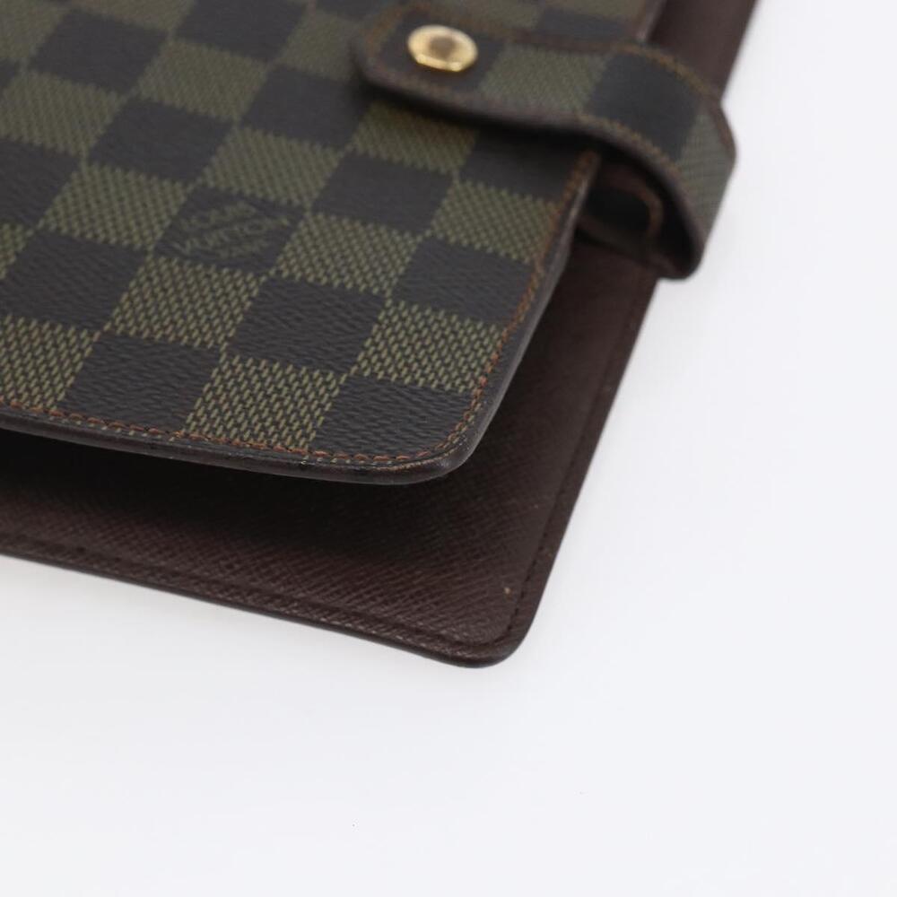 LOUIS VUITTON Damier Ebene Agenda MM Day Planner Cover R20240 LV Auth th6470 - Picture 14 of 16